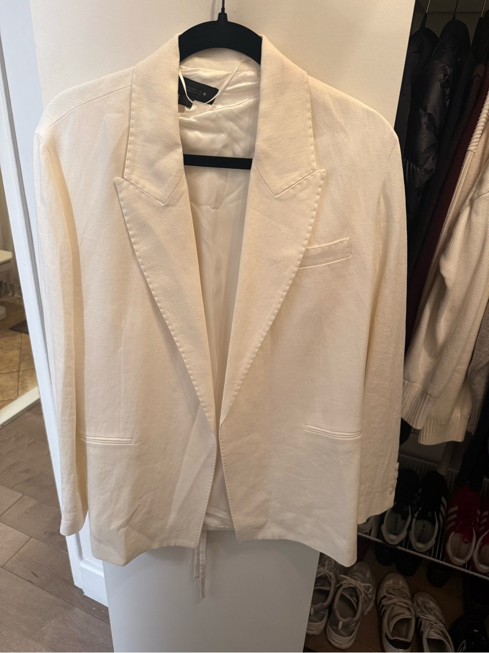 Women’s Cream Blazer Jacket